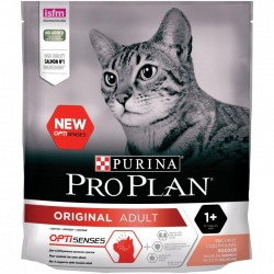 Сухой корм, Proplan (Проплан) 400 г для взрослых кошек с лососем и рисом