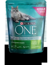 Сухой корм, Purina One (Пурина Ван) 750 г для домашних кошек формула