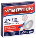 Лейкопластырь, Master Uni (Мастер Юни) р. 1смх500см №1 Юнификс на тканевой основе